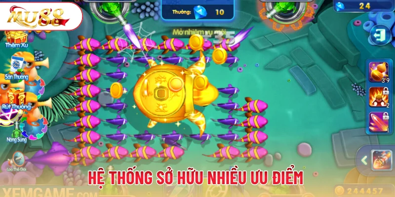 Hệ thống sở hữu nhiều ưu điểm